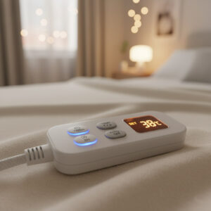 전기장판 전기요금 절약을 돕는 자동 전원 차단/타이머 기능이 설정된 컨트롤러 사진