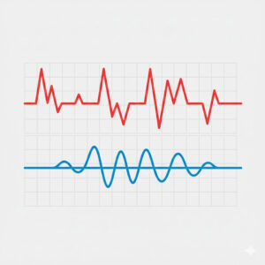 전기장판 구매가이드 핵심, 인버터와 일반형 전력 소비 효율 비교 그래프
