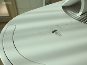 DQ154MWGA 상단의 조작부 전체가 클로즈업 된 모습